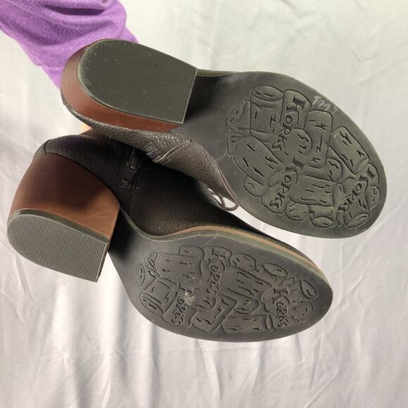 Korks Kork-Ease ROANA Ankle Booties Leather Boots Women's Brown Lace-Up Size 7M - Picture 8 of 10